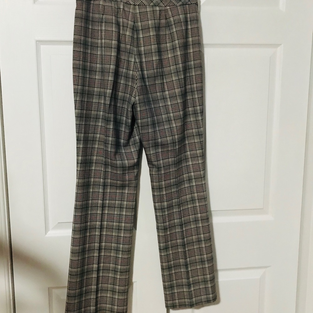 HIGH WAISTED PLAID TROUSERS - Picture 3 of 6